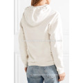 Oversized Printed Cotton Fleece Hooded Top OEM/ODM Manufacture Wholesale Fashion Women Apparel (TA7019H)